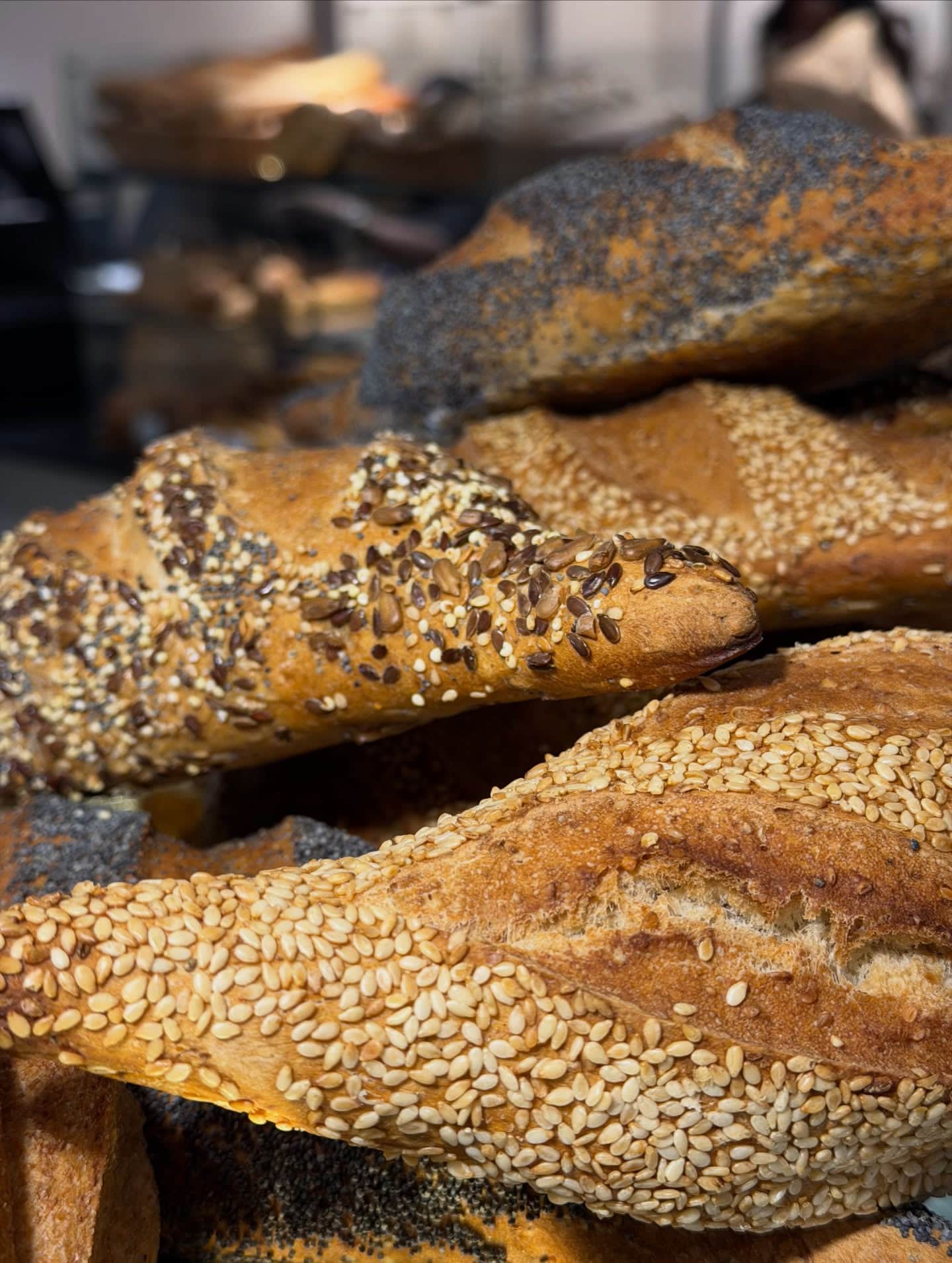 Baguettes aux graines de la boulangerie MIMS