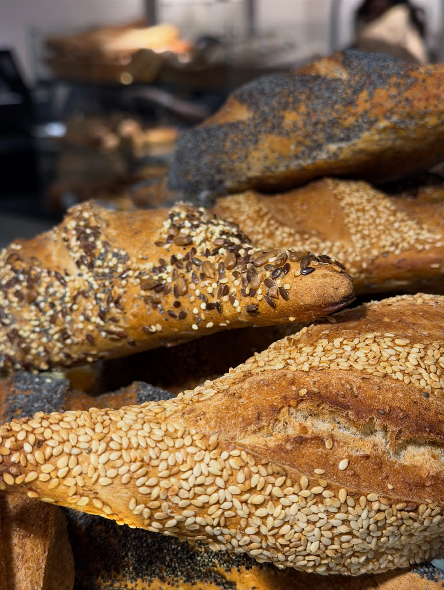 Baguettes aux graines de la boulangerie MIMS