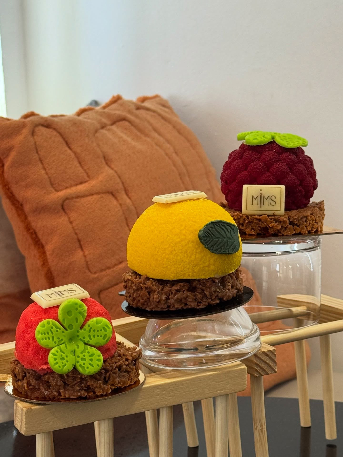 Entremets fruités design